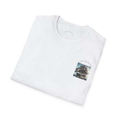 T-shirt unisexe style bateau pirate vintage | Vêtements nautiques, cadeaux pour marins, tenues d'été, vêtements décontractés, t-shirts d'aventure