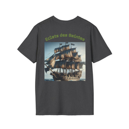 T-shirt unisexe style bateau pirate vintage | Vêtements nautiques, cadeaux pour marins, tenues d'été, vêtements décontractés, t-shirts d'aventure