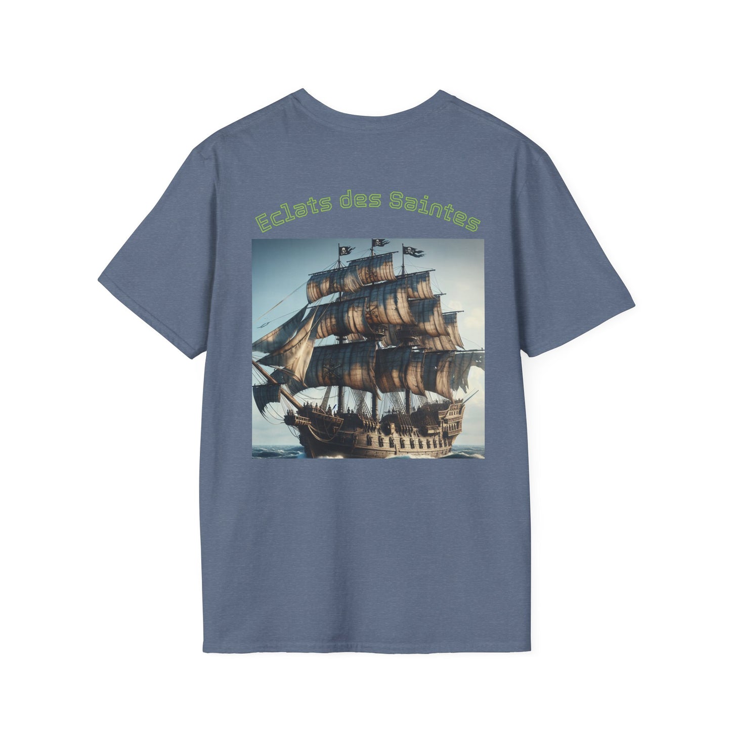 T-shirt unisexe style bateau pirate vintage | Vêtements nautiques, cadeaux pour marins, tenues d'été, vêtements décontractés, t-shirts d'aventure