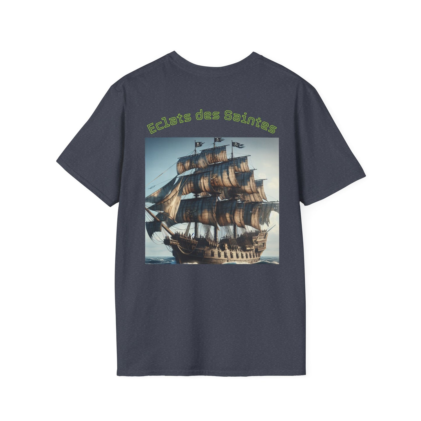 T-shirt unisexe style bateau pirate vintage | Vêtements nautiques, cadeaux pour marins, tenues d'été, vêtements décontractés, t-shirts d'aventure