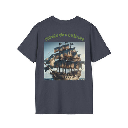 T-shirt unisexe style bateau pirate vintage | Vêtements nautiques, cadeaux pour marins, tenues d'été, vêtements décontractés, t-shirts d'aventure