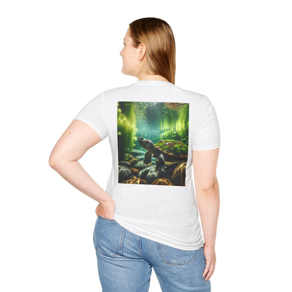 Ocean T-Shirt, Beach Wear, Turtle Design Tee, Nature Lover Gift, Diving Adventure Shirt