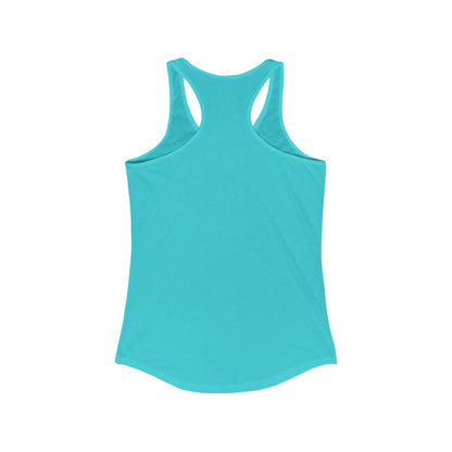 Shark Graphic Racerback Tank Top, Summer Swim Top, Beachwear, Cute Workout Shirt, Shark Enthusiast Gift, Ocean Lover Tee