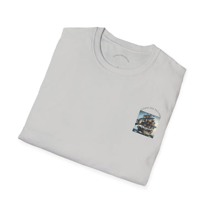 T-shirt unisexe style bateau pirate vintage | Vêtements nautiques, cadeaux pour marins, tenues d'été, vêtements décontractés, t-shirts d'aventure